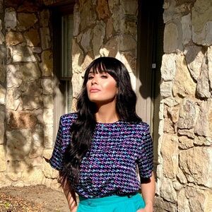 Color Pop Vintage Blouse